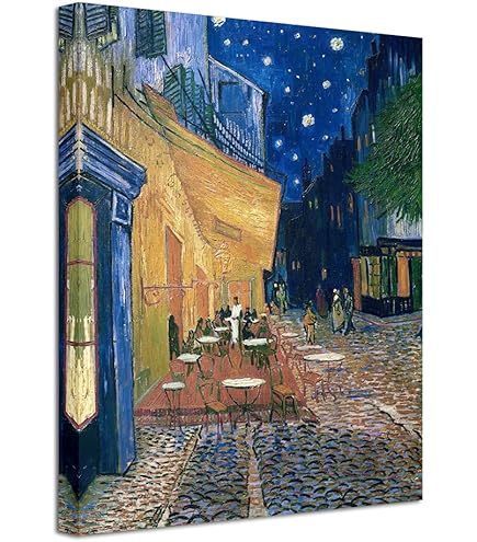 Amazon.co.jp: DecorArts - 「夜のカフェテラス」フィンセント・ファン