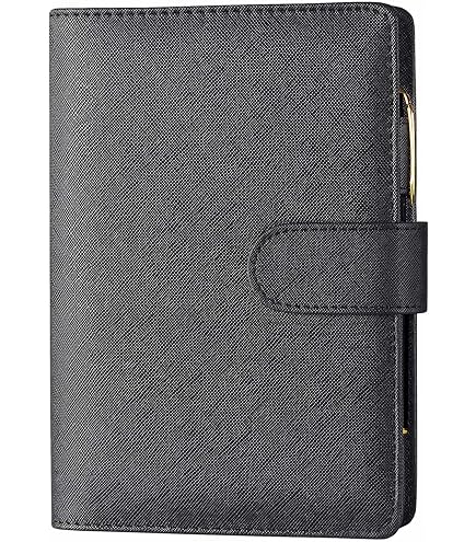 Amazon.co.jp: Smartfee システム手帳A6メモ帳 レザーポケット ワニ柄