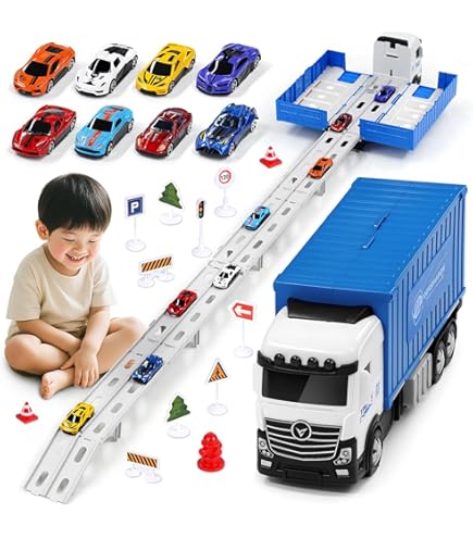 Amazon | トミカ おかたづけコンボイ&建設車両セット5 | ミニカー