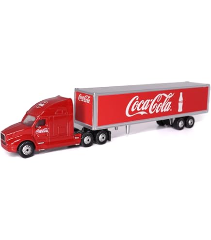 Amazon.com: Coca-Cola 1/50 53' Coca-Cola Tractor and Trailer