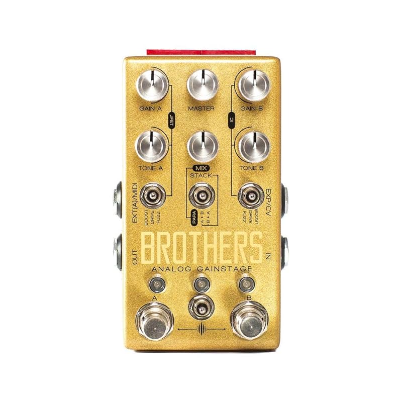 Chase Bliss Audio Brothers - 2つの歪み回路にブースト／ドライブ