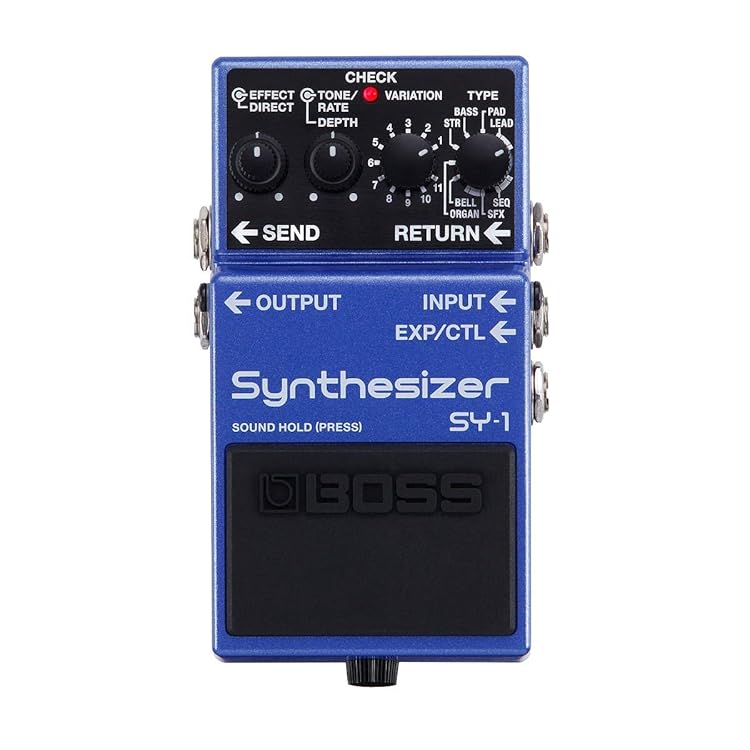 BOSS SY-1 Synthesizer - ポリフォニック対応。コンパクトながら充実