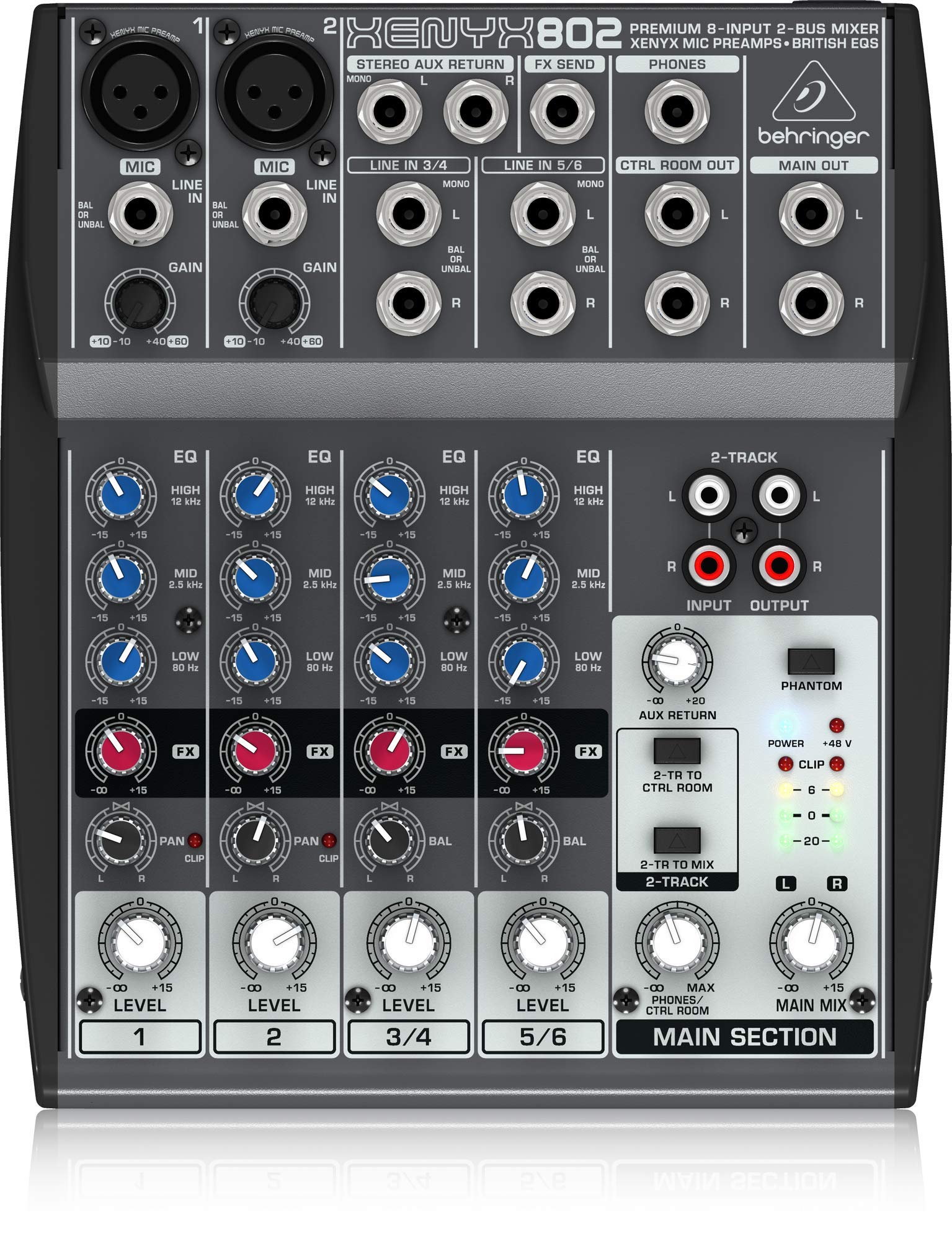 BEHRINGER XENYX 802 - コストパフォーマンスに優れ、はじめての