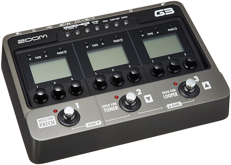 ZOOM G3 - マニュアル要らずの分かりやすさを実現したマルチ