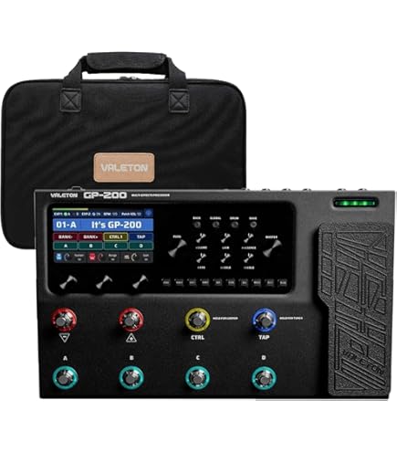 Amazon.com: Valeton GP-200LT Multi Effects Pedal Multi Effects