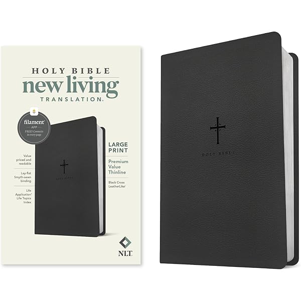 NLT Premium Value Thinline Bible, Filament Enabled (LeatherLike
