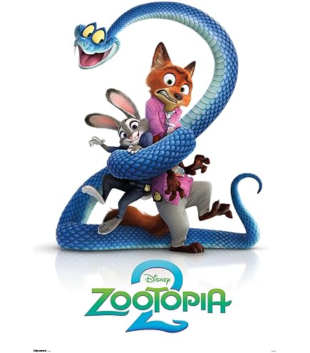 Movie Poster ZOOTOPIA 2 Sided ORIGINAL INTL Advance Version B