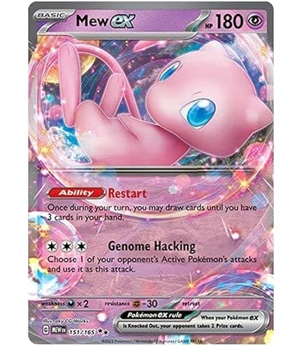 Amazon.com: Pokemon - Mew ex - 88/92 - Celebrations Classic