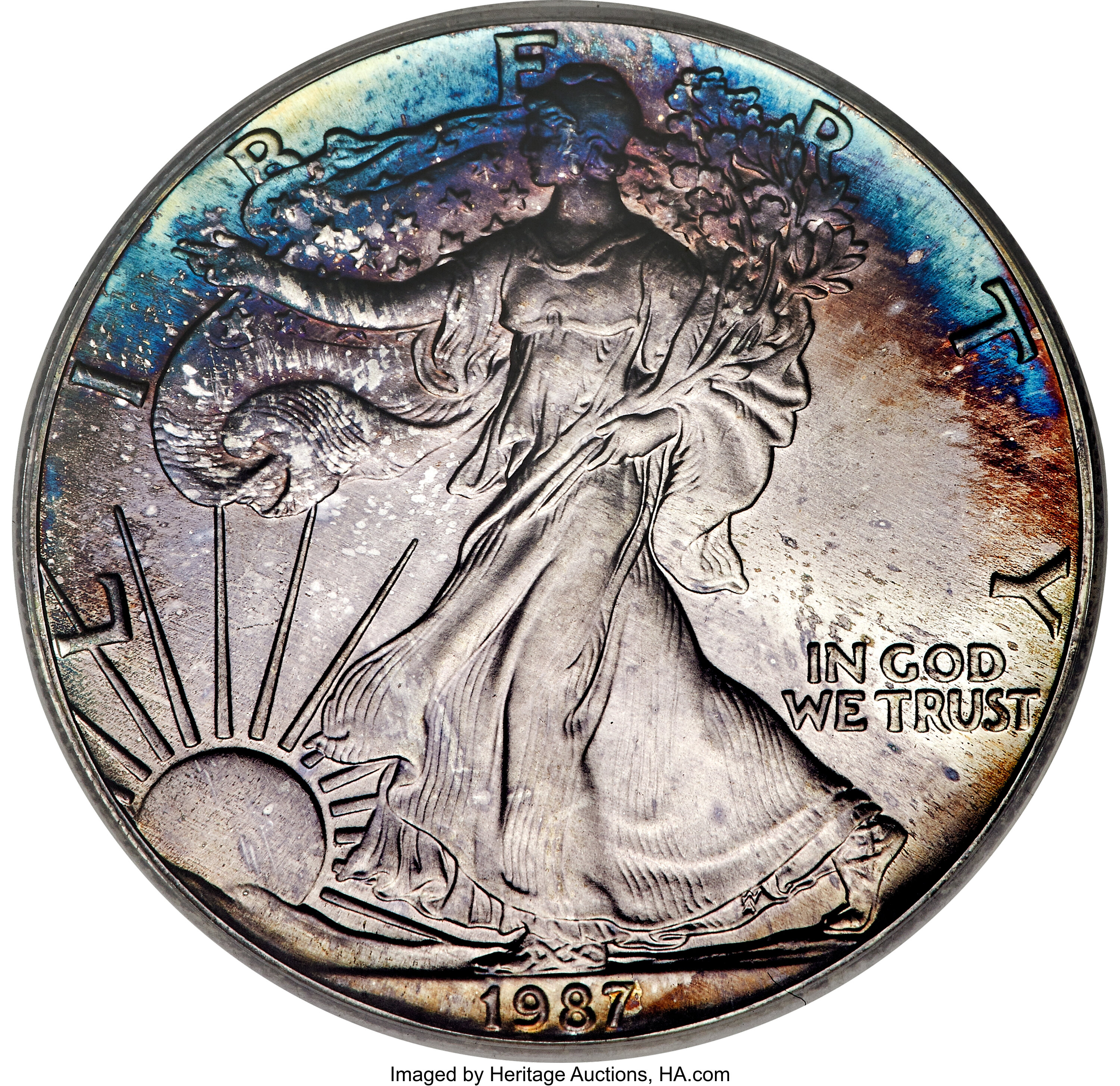 1987 $1 Silver Eagles Mint State (MS) Pricing Guide | The Greysheet