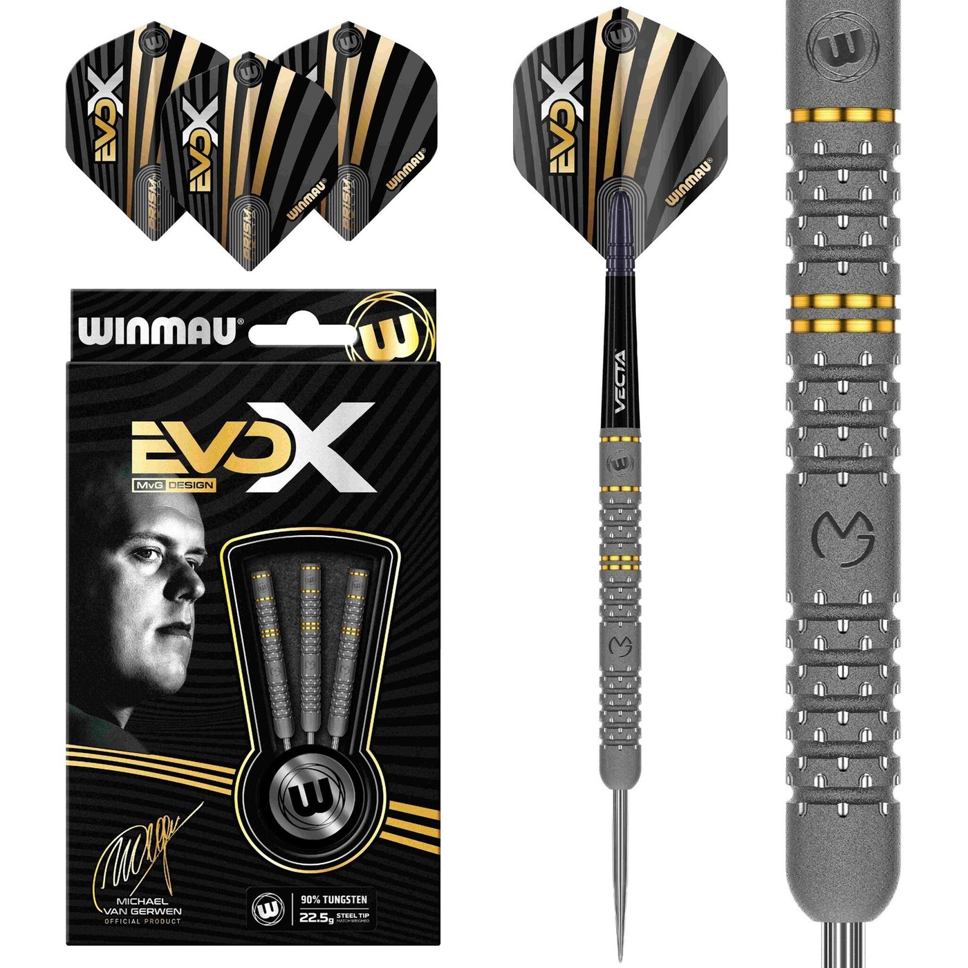 Winmau Michael van Gerwen Vantage 90% Darts