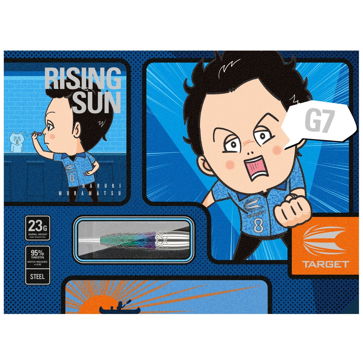 Target Japan Haruki Muramatsu Rising Sun G7 95% Darts