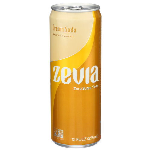 Zevia Cream Soda Zero Calorie - 12 Fluid Ounce - 1 Count