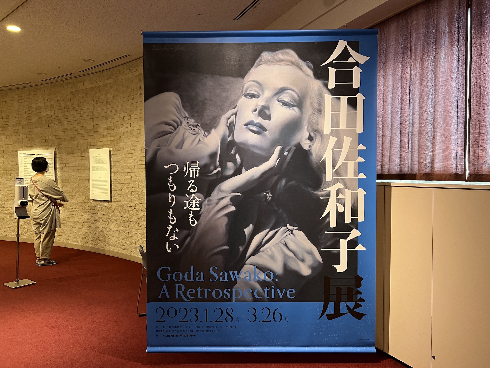 合田佐和子展 帰る途もつもりもない」（三鷹市美術ギャラリー