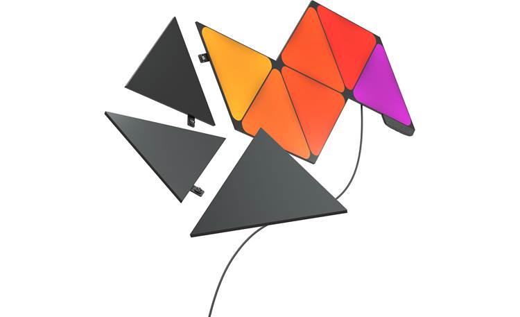 Nanoleaf Shapes Ultra Black Triangles Smarter Kit Base kit with 9
