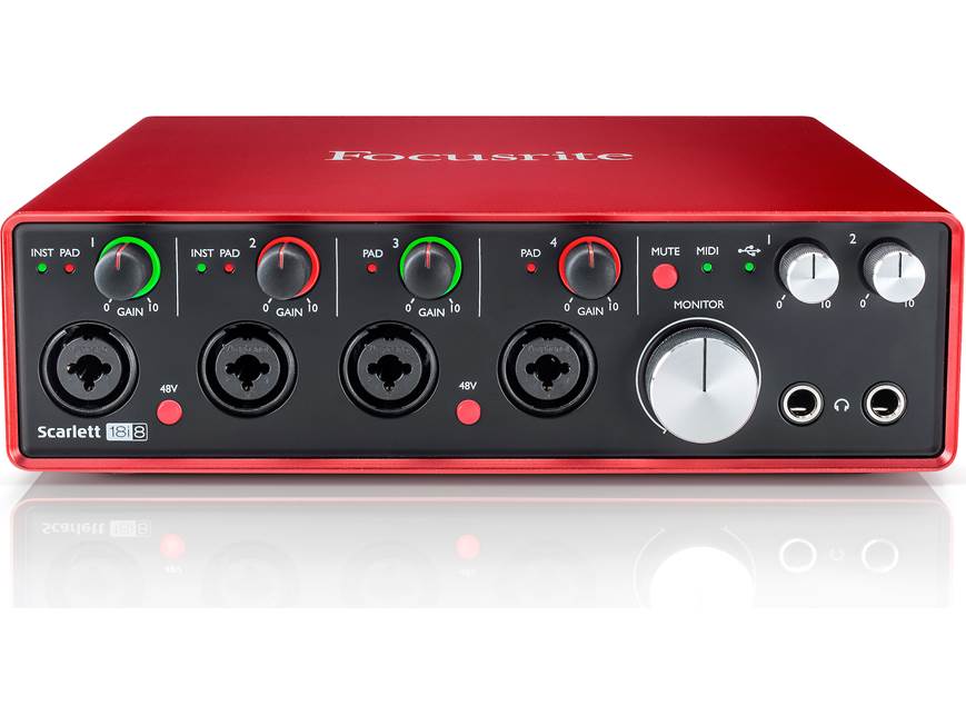 Focusrite Scarlett 18i8 (Second Generation) USB 2.0 audio