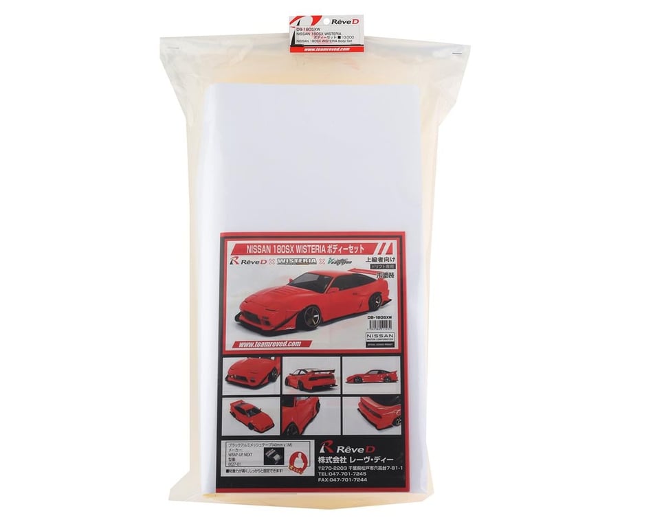 Reve D Nissan 180SX Wisteria Body Set (Clear) [RV-DB-180SXW