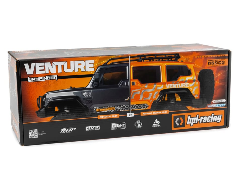 HPI Venture Wayfinder 1/10 4WD RTR Rock Crawler (Metallic Orange