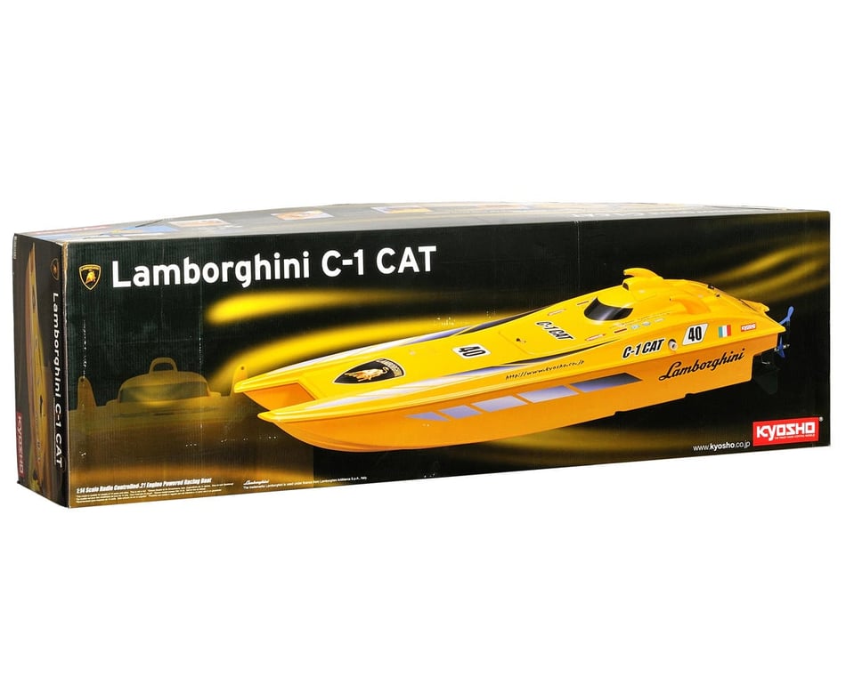 Kyosho Lamborghini C-1 CAT Nitro Boat Kit w/GS21MR Engine