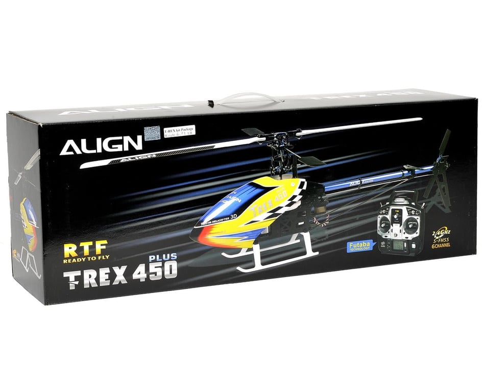 Align T-Rex 450 Sport Plus Super Combo RTF w/2.4GHz Radio, Motor