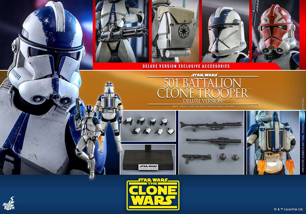 スター・ウォーズ：クローン・ウォーズ』勇敢な「第501大隊」が立体化