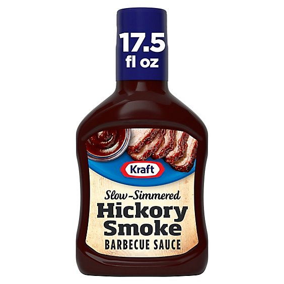 Kraft Hickory Smoke Slow-Simmered Barbecue BBQ Sauce - 17.5 Oz