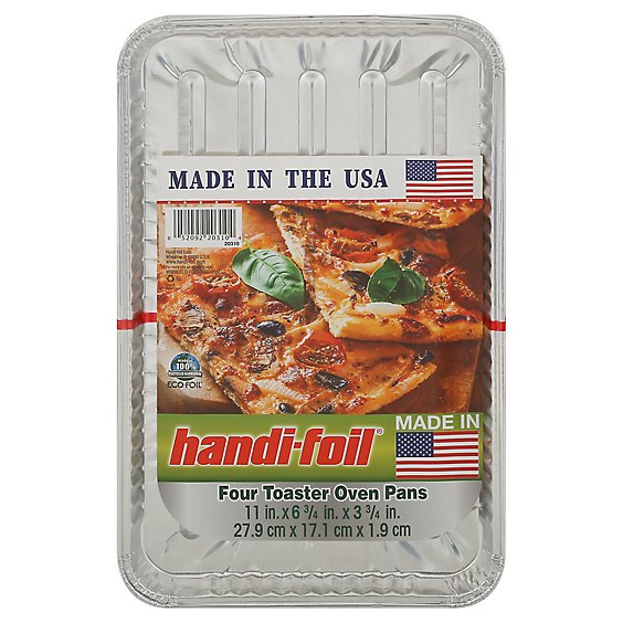 Handi Foil Toaster Oven Pan 4pk - 4 CT - safeway