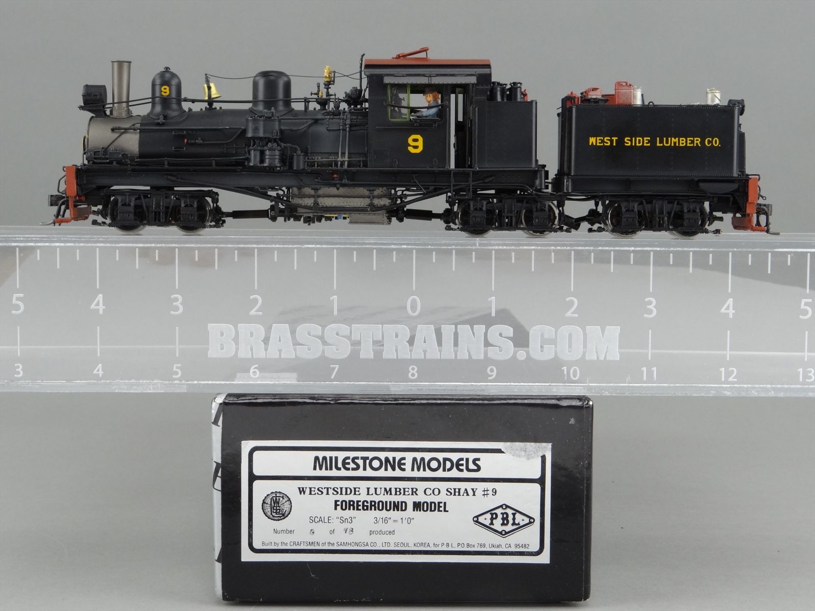 Sn3 Scale Brass Model Train - PBL Milestone - WSLCo Westside