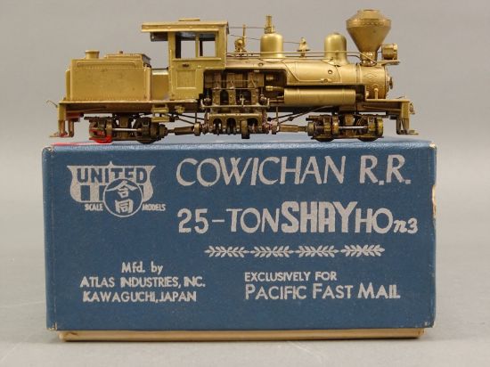HOn3 Brass Model - PFM United Cowichan 2-Truck Logging 25-Ton Shay