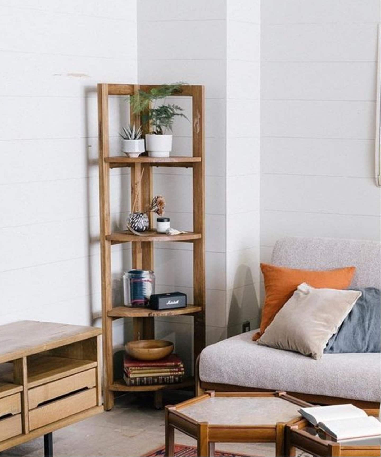 大型商品》TROY CORNER SHELF L トロイコーナーシェルフ（収納家具