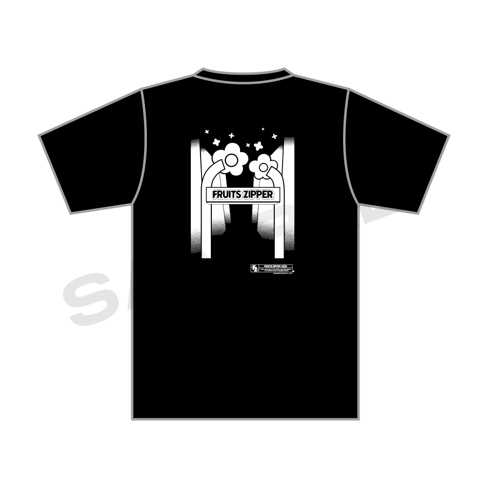 復刻 FRUITS ZIPPER 定番Tシャツ ブラック【ASOBIMALL(アソビモール)】