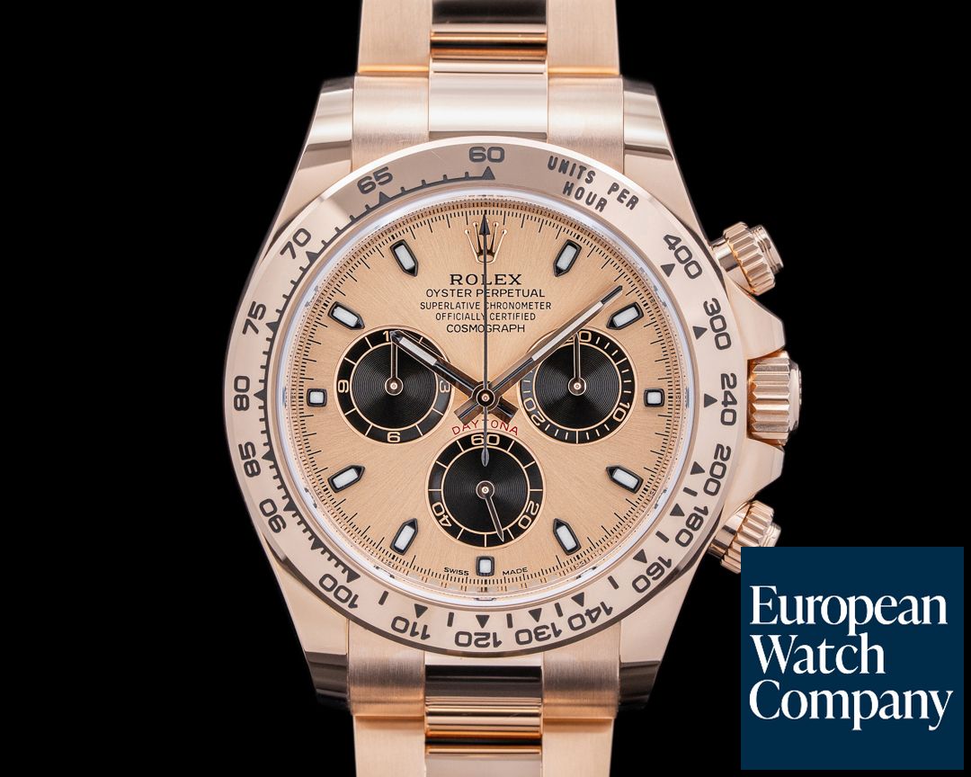 54847) Rolex Daytona 116505 Everose Gold Rose Dial | European