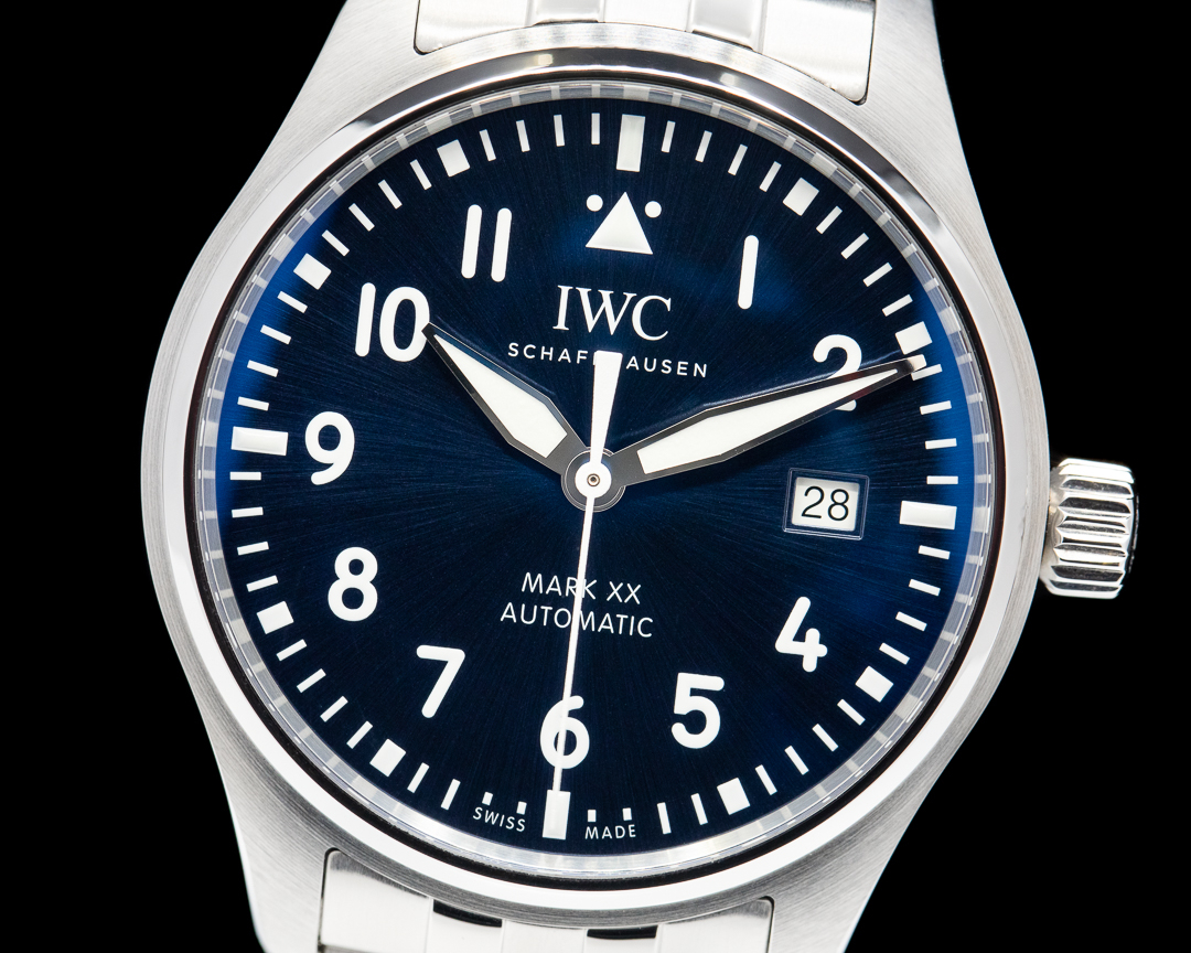 46429) IWC Mark XX SS Bracelet Blue Dial | European Watch Company