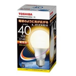 LDA6L-G/40W (東芝)｜40W形相当(全光束485lm以上)｜LED電球｜電材堂
