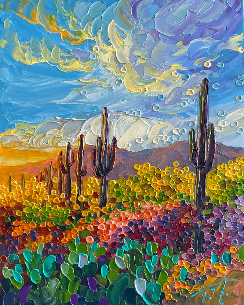 Watching Time Pass Original Oil Painting Art | Tessa Nicole Art