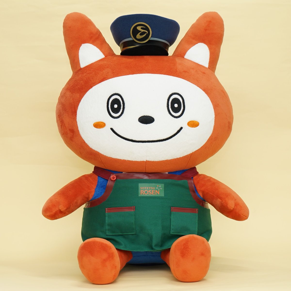 相模鉄道のキャラクター「そうにゃん」の特大ぬいぐるみ - ヨコハマ