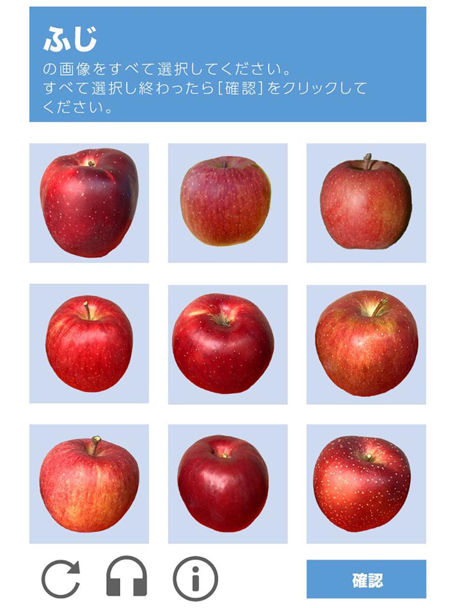 青森発リンゴ選ぶ認証画面 「県民なら分かるはず」、ネットで話題に
