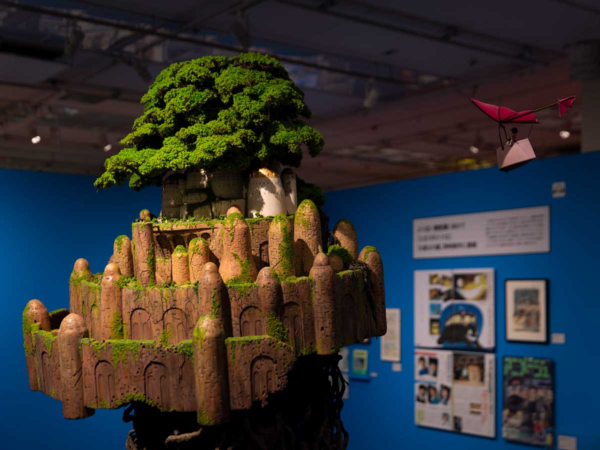 天空の城ラピュタ」の立体展示 - 札幌経済新聞