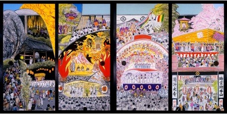 茅ヶ崎で「田口雅巳カイコテン」－未完のふすま絵の公開も - 湘南経済新聞