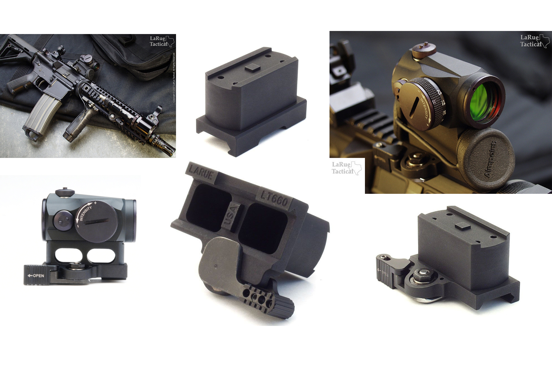 LaRue Tactical LT660 Aimpoint Micro QD Mounts | Hook & Barrel Magazine