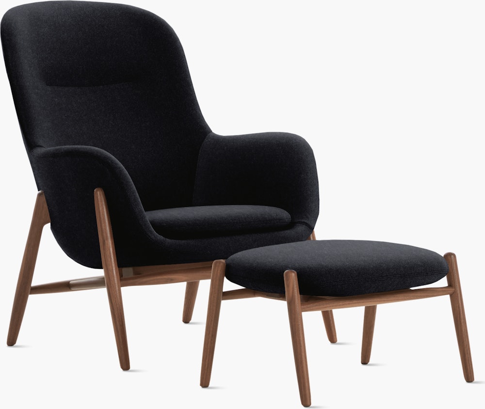 Nora Lounge Chair and Ottoman – Design Within Reach