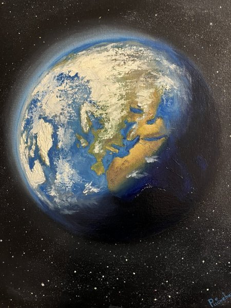 Earth: Spatial Sensation Painting by Stepan Ribkevich