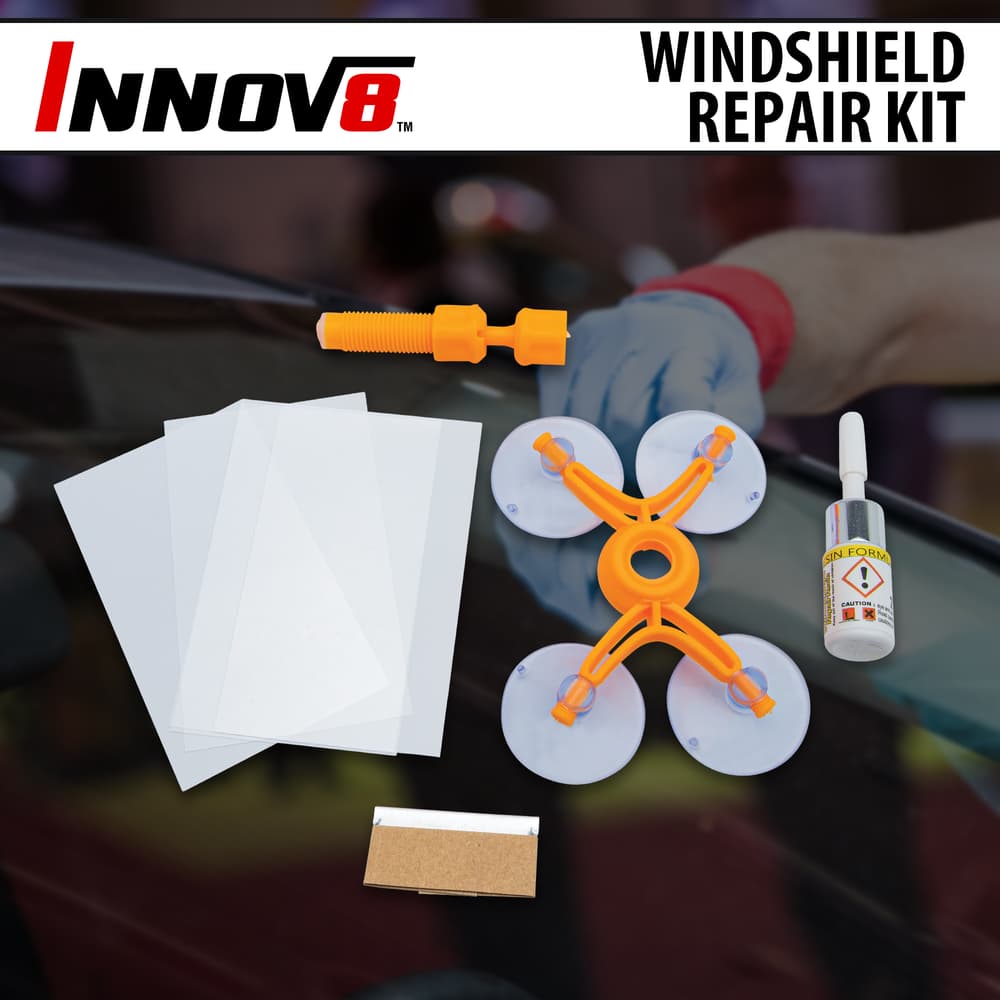 Windshield Repair Kit Innov8 Brand Glass and
