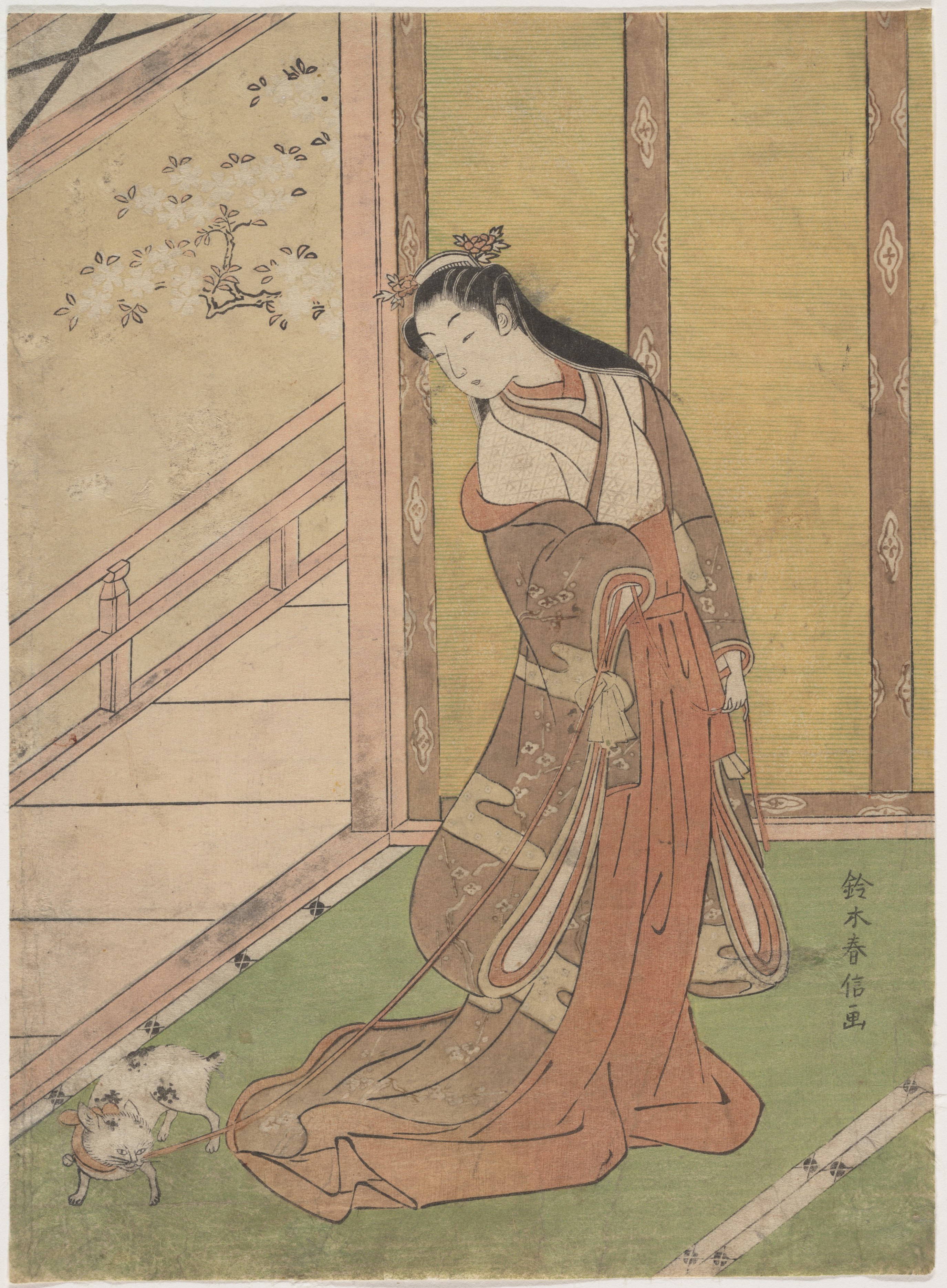 Suzuki Harunobu - Onna San no Miya (the Third Princess) - Japan