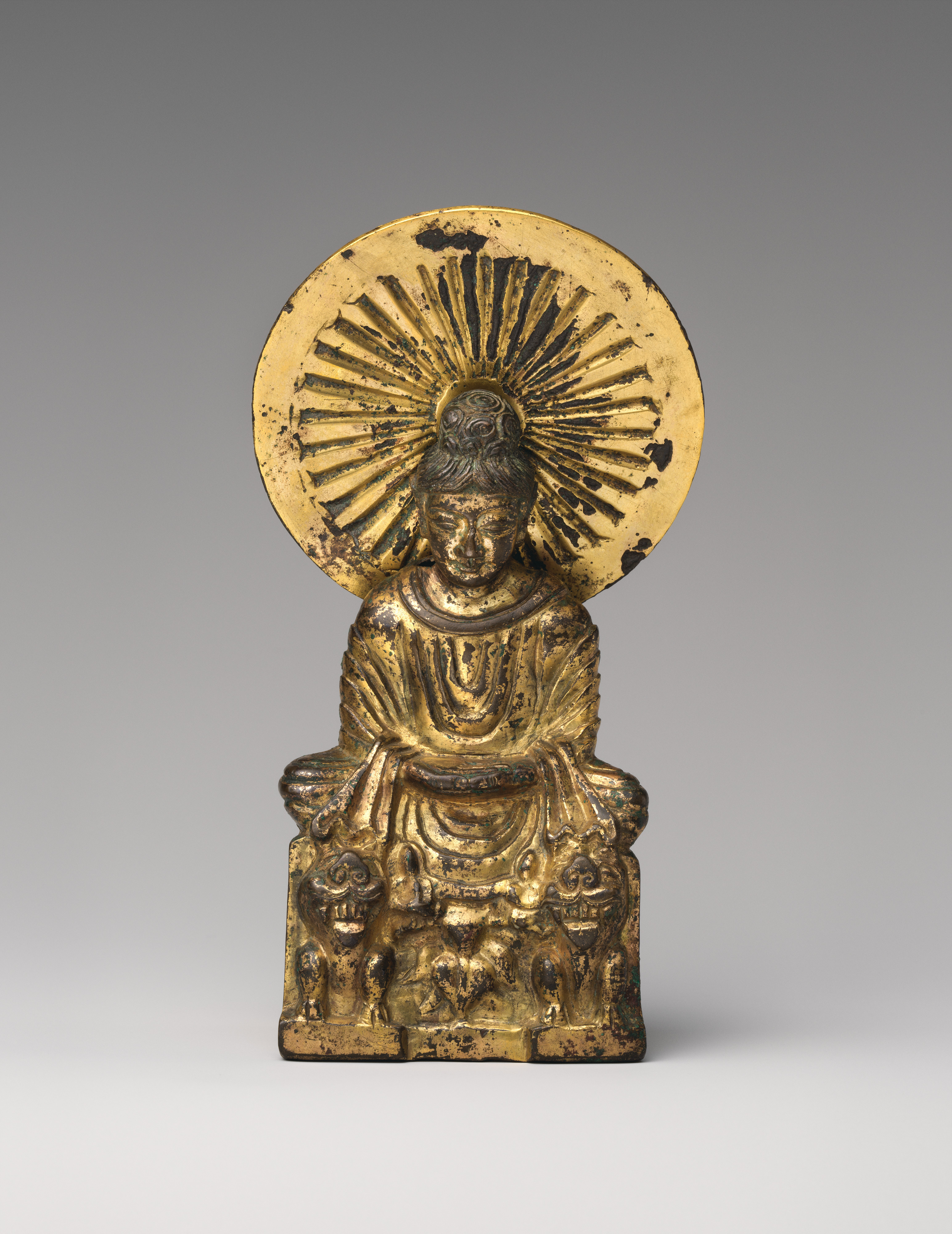 Seated Buddha, probably Shakyamuni (Shijiamouni) - China - Sixteen