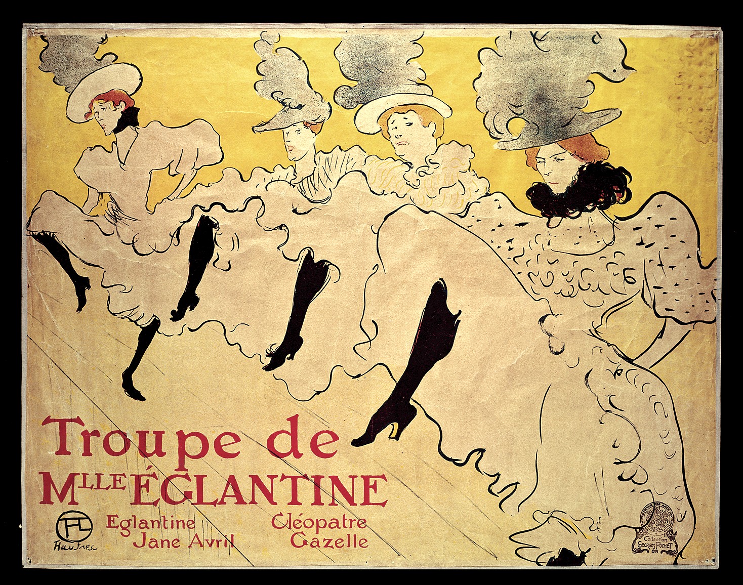 Henri de Toulouse-Lautrec - La Troupe de Mademoiselle Eglantine