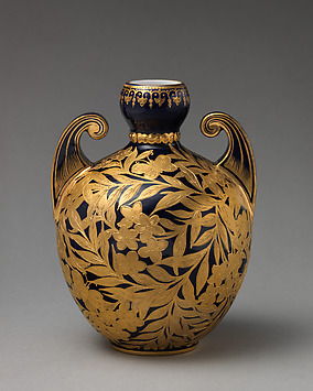 Crown Derby - Vase with handles - British, Derby - The