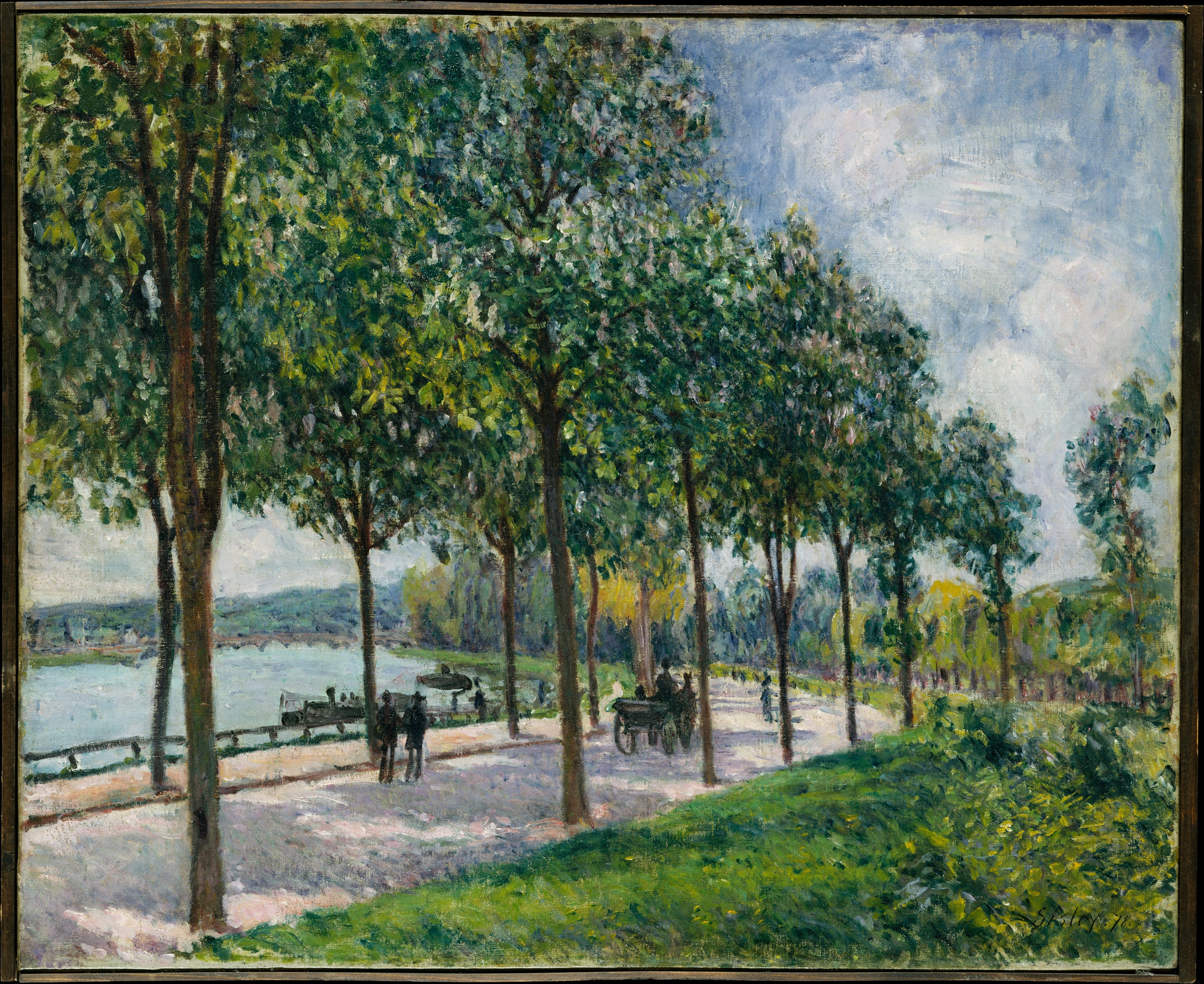 Alfred Sisley - Allée of Chestnut Trees - The Metropolitan Museum