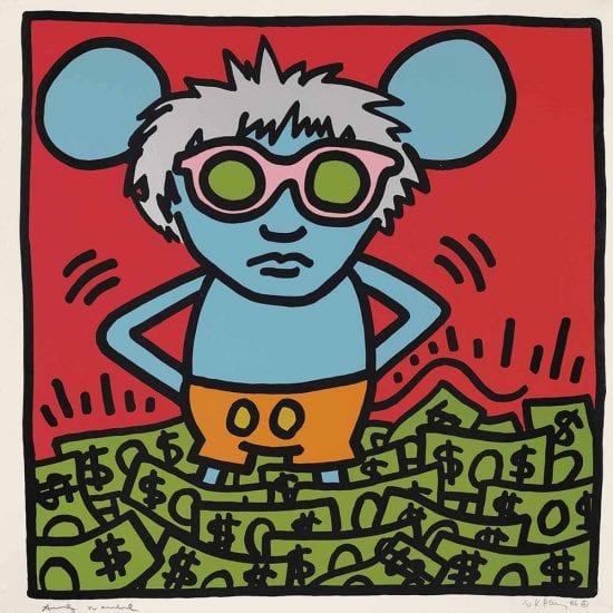 The Andy Mouse Series: A collaborative work between Haring and Warhol