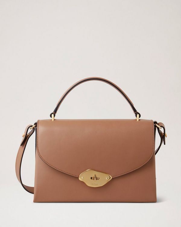 Mulberry | ラナ トップハンドル | セーブル ハイグロスレザー | ラナ