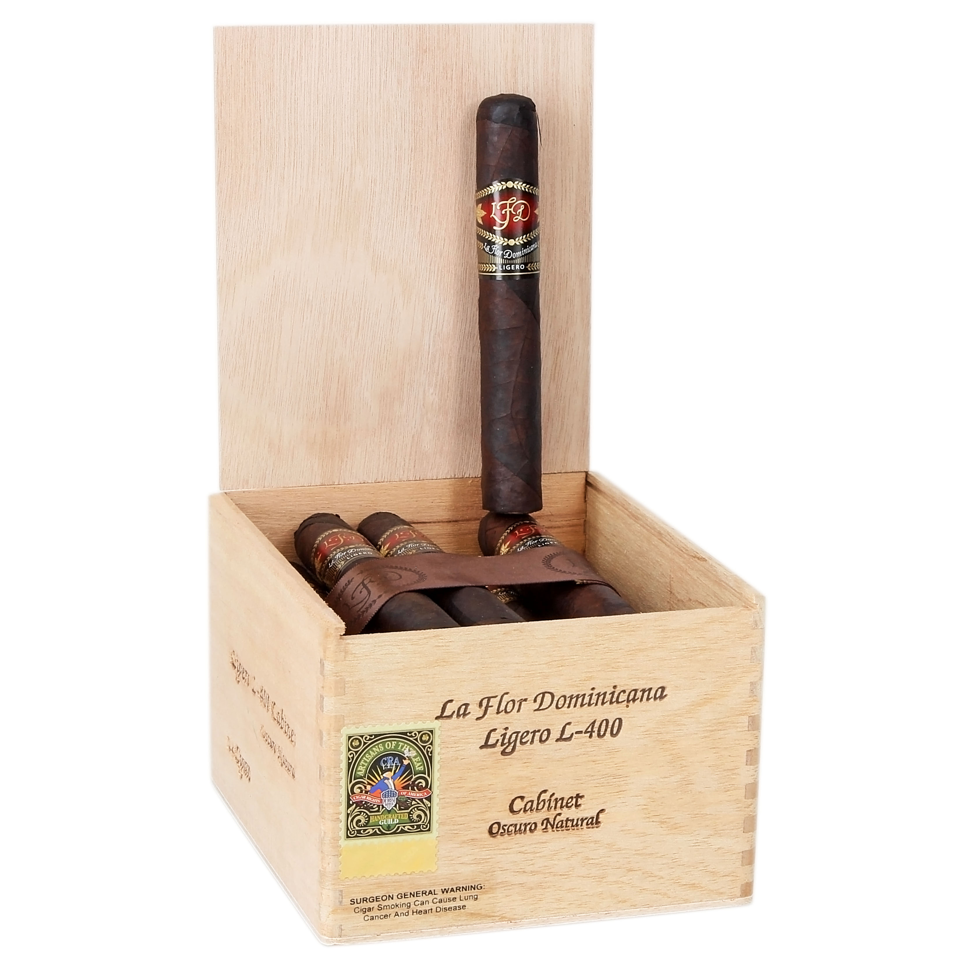 La Flor Dominicana Ligero Cabinet Oscuro L-400 5